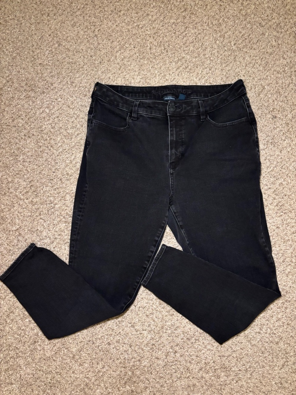 American Eagle Outfitters Black Dream Stretch Skinny Jeans
